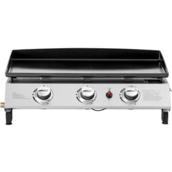 Habitat Et Jardin - Plancha a gas 3 fuochi Jolly - 7,5 Kw - Grigio