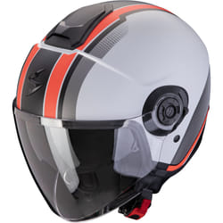 Scorpion Exo-City II Vel Casco Jet, nero-grigio-rosso, dimensione XL per uomo