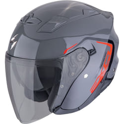 Scorpion Exo-230 CIT-E Casco Jet, grigio-argento, dimensione M per uomo