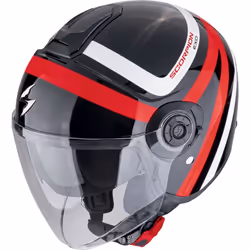 Scorpion EXO-City II Riva Casco Jet, nero-rosso, dimensione L per uomo - Vista aggiuntiva 2