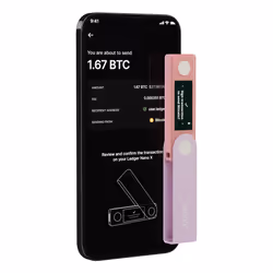 Ledger Nano X Portafoglio hardware con chiavetta USB Rosa, Bianco - Vista aggiuntiva 6