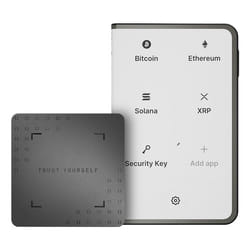 Ledger Stax Crypto Nero, Bianco