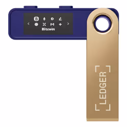 Ledger Nano S Plus Portafoglio hardware con chiavetta USB Oro, Viola - Vista aggiuntiva 3