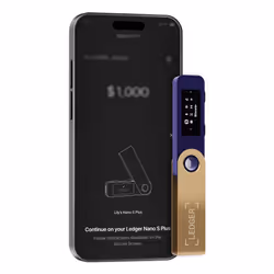Ledger Nano S Plus Portafoglio hardware con chiavetta USB Oro, Viola - Vista aggiuntiva 7