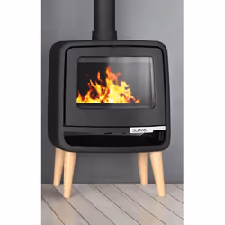 Supra FR9016130B stufa Libera installazione A legna Nero - Vista aggiuntiva 4