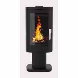 Supra FR9016190B stufa Libera installazione A legna Nero