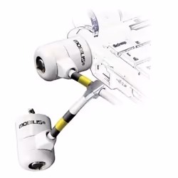 Mobilis 001223, 1,8 m, Chiave, Acciaio, Bianco