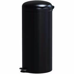 Cestino rotondo a pedale con secchio. Capacità 30L. Modello URBAN in acciaio inossidabile. Colore: Nero. Dimensioni: Ø 29 x A ...
