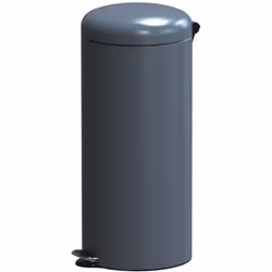 Cestino rotondo a pedale con secchio. Capacità 30L. Modello URBAN in acciaio inossidabile. Colore: Grigio. Dimensioni: Ø 29 x ...