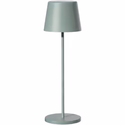 LAMPADA DA TAVOLO A LED: Kelly Olive è una lampada da tavolo a LED senza filo con una base a LED bianco caldo a intensità var ...