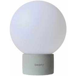 Lumisky - Lampada da tavolo tocco cemento grigio led H25CM terra concrete