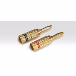 Norstone NORBANX4 - Set of 4 gold-plate banana plugs, Banana, Oro, Oro, 4 pz, 1,3 cm, 90 mm