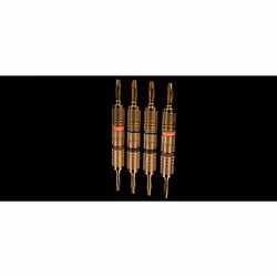 Norstone NORBANX4 - Set of 4 gold-plate banana plugs Oro - Vista aggiuntiva 4