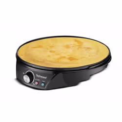 Techwood TCP-126, 1 crepe, Nero, Manopola, 1200 W, 220 - 240 V, 50 - 60 Hz
