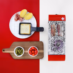 H.Koenig RP2 griglia per raclette 2 persona(e) Nero, Rosso - Vista aggiuntiva 5