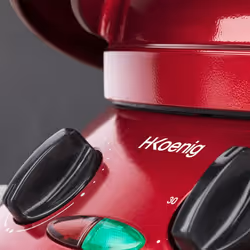 H.Koenig TRT180 macchina e forno per pizza 1 pizza(e) 1800 W Nero, Rosso - Vista aggiuntiva 4