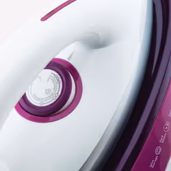 H.Koenig V26 ferro da stiro a caldaia 2400 W 1,1 L Piastra in Ceramica Rosa, Viola, Bianco - Vista aggiuntiva 4