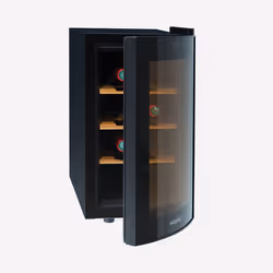 H.Koenig AGE8WV, Cantinetta termoelettrica, Libera installazione, 8 bottiglia/bottiglie, 70 W, Luce interna, Nero