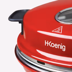 H.Koenig NAPL350 macchina e forno per pizza 1 pizza(e) 1200 W Nero, Rosso - Vista aggiuntiva 4