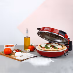 H.Koenig NAPL350 macchina e forno per pizza 1 pizza(e) 1200 W Nero, Rosso - Vista aggiuntiva 5