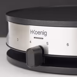 H.Koenig KREP29 crepiera 1 crepe 1300 W Nero, Acciaio inox - Vista aggiuntiva 4