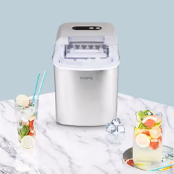 H.Koenig KB14 Macchina per ghiaccio portatile 12 kg/24h 120 W Argento - Vista aggiuntiva 5