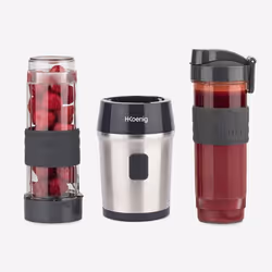 H.Koenig SMOO9 0,57 L Frullatore per sportivi 300 W Nero, Acciaio inox, Trasparente - Vista aggiuntiva 4
