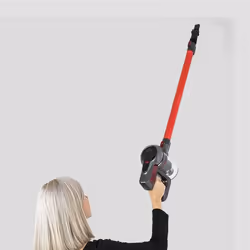 H.Koenig UP600 Aspirapolvere a bastone Batteria Secco Ciclonico Senza sacchetto 0,8 L Nero, Rosso 2,2 Ah - Vista aggiuntiva 4