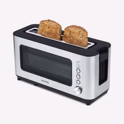 H.Koenig VIEW7 tostapane 6 2 fetta/e 1200 W Nero, Acciaio inox - Vista aggiuntiva 4