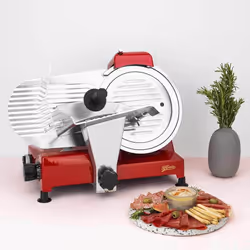 H.Koenig MSX254 affettatrice Elettrico 240 W Nero, Rosso, Acciaio inox Alluminio - Vista aggiuntiva 5