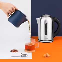 H.Koenig BOE50 bollitore elettrico 1,7 L 2200 W Nero, Acciaio inox - Vista aggiuntiva 5