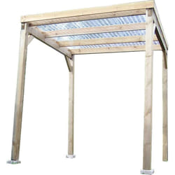 Foresta - pergola tettoia carport legno impregnato cm 200X200