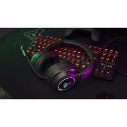 The G-Lab KORP IRIDIUM Auricolare Con cavo e senza cavo A Padiglione Gaming USB tipo-C Bluetooth Nero - Vista aggiuntiva 2