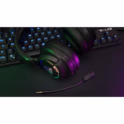 The G-Lab KORP IRIDIUM Auricolare Con cavo e senza cavo A Padiglione Gaming USB tipo-C Bluetooth Nero - Vista aggiuntiva 3