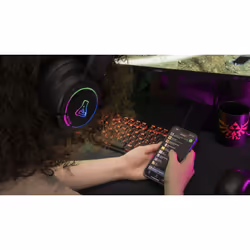 The G-Lab KORP IRIDIUM Auricolare Con cavo e senza cavo A Padiglione Gaming USB tipo-C Bluetooth Nero - Vista aggiuntiva 4