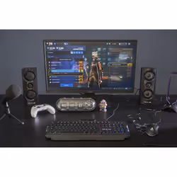 The G-Lab Combo Helium tastiera Mouse incluso Gaming USB AZERTY Francese Nero - Vista aggiuntiva 4