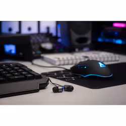 The G-Lab Combo Helium tastiera Mouse incluso Gaming USB AZERTY Francese Nero - Vista aggiuntiva 7