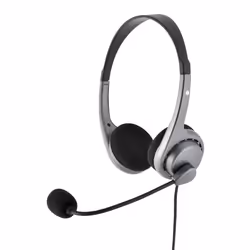 Bluestork MC-101, Cablato, Ufficio, Auricolare, Nero, Argento
