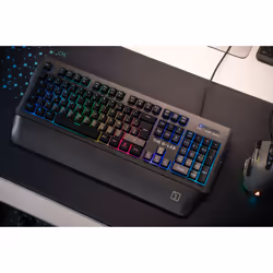 The G-Lab Keyz Palladium tastiera Gaming USB AZERTY Francese Nero - Vista aggiuntiva 3