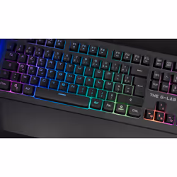 The G-Lab Keyz Palladium tastiera Gaming USB AZERTY Francese Nero - Vista aggiuntiva 5