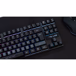 The G-Lab Keyz Caesium TKL tastiera Gaming USB AZERTY Francese Nero - Vista aggiuntiva 2