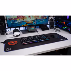 The G-Lab Keyz Caesium TKL tastiera Gaming USB AZERTY Francese Nero - Vista aggiuntiva 6