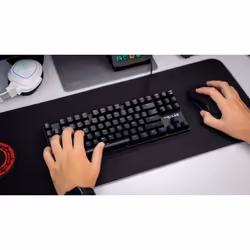 The G-Lab Keyz Mercury tastiera Gaming USB AZERTY Francese Nero - Vista aggiuntiva 5