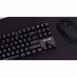 The G-Lab Keyz Mercury tastiera Gaming USB AZERTY Francese Nero - Vista aggiuntiva 6