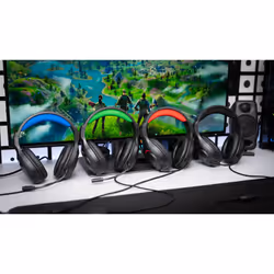 The G-Lab Yttrium Auricolare Cablato A Padiglione Gaming Nero