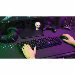 The G-Lab Keyz Carbon EX tastiera Gaming USB AZERTY Francese Nero - Vista aggiuntiva 4