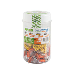 Wago - Flacone da 100 mini morsetti di connessione automatica 2, 3, 5 e 8 fili S2273