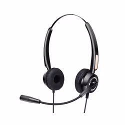 Urban Factory USB HEADSET WITH REMOTE CONTROL Auricolare Cablato A Padiglione USB tipo A Nero - Vista aggiuntiva 2