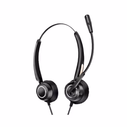 Urban Factory USB HEADSET WITH REMOTE CONTROL Auricolare Cablato A Padiglione USB tipo A Nero - Vista aggiuntiva 3