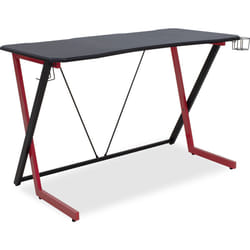 Urban Factory WED75UF scrivania per computer Nero, Rosso
